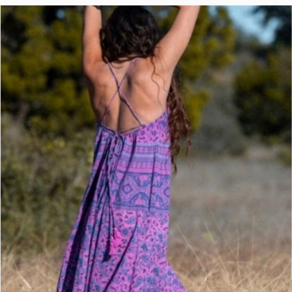 Spell And The Gypsy Journey purple maxi dress in Mulberry  Size Small - Picture 8 of 11